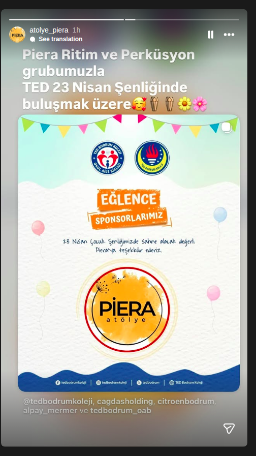 Piera Ritim ve Perküsyon Etkinlik afişi
