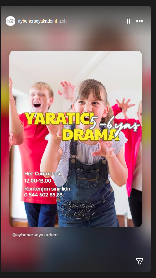 Kreatives Drama Event-Poster