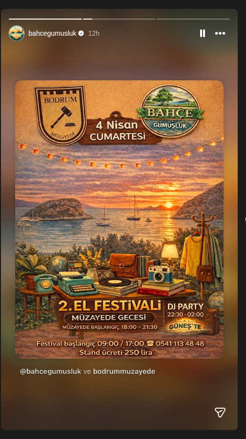 Müzayede Gecesi Etkinlik afişi