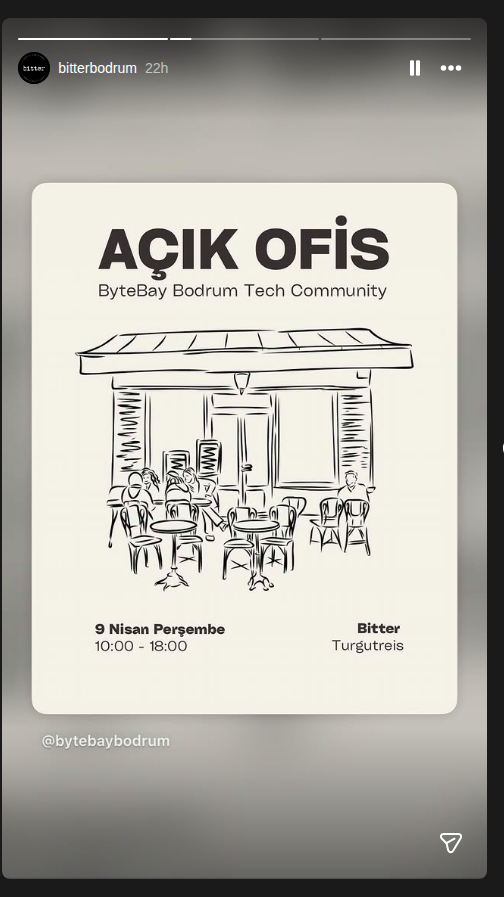 Açık Ofis Etkinlik afişi