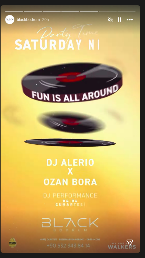 DJ Alerio x Ozan Bora Etkinlik afişi