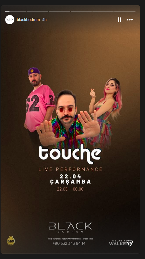 Touche - Canlı Performans Etkinlik afişi