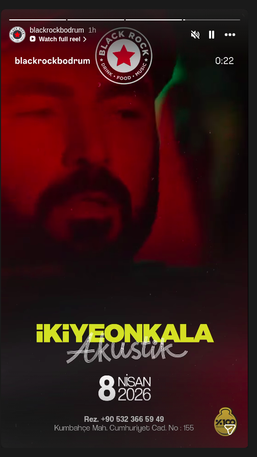 İkiye On Kala — Akustik Etkinlik afişi