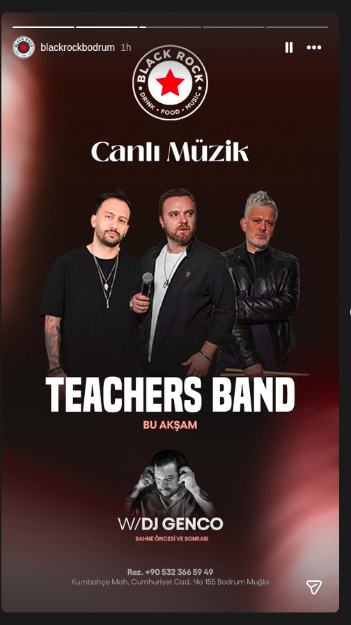 Teachers Band ve DJ Genco Etkinlik afişi