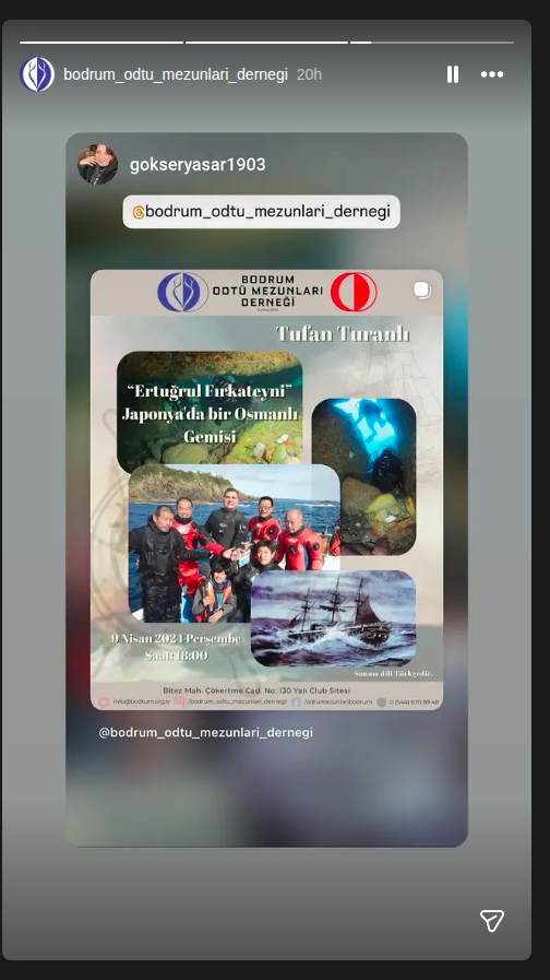 Tufan Turanlı – Ertuğrul Fırkateyni: Japonya'da Bir Osmanlı Gemisi Etkinlik afişi