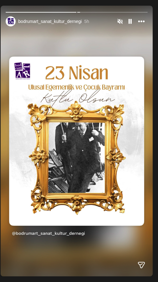 Ulusal Egemenlik ve Çocuk Bayramı Etkinlik afişi