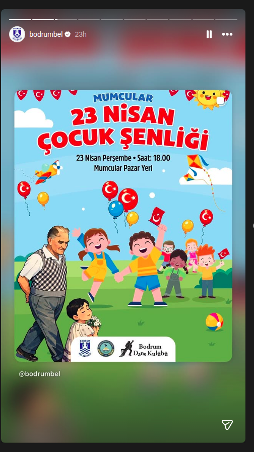 Çocuk Şenliği Etkinlik afişi