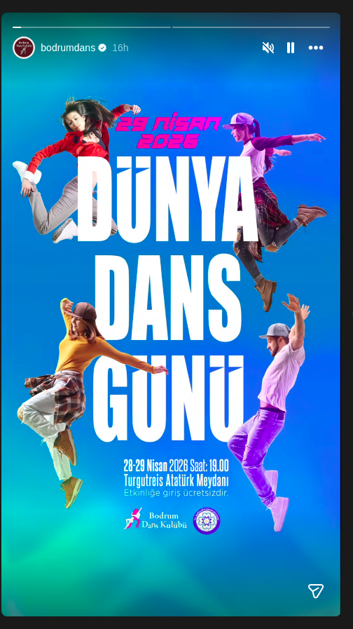 Dünya Dans Günü Etkinlik afişi