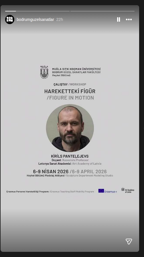 Kirils Pantelejevs — Hareketteki Figür Etkinlik afişi