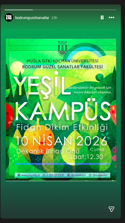 Fidan Dikim Etkinliği Etkinlik afişi