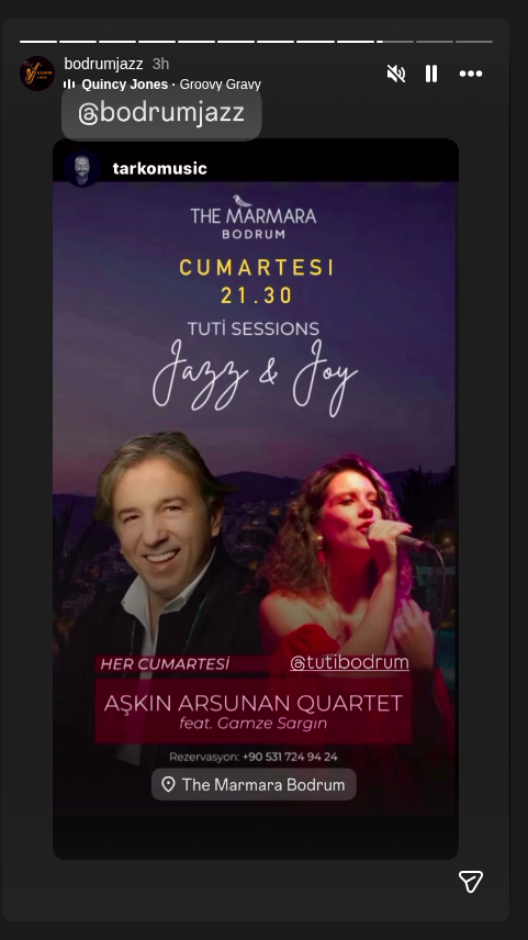 Tuti Sessions — Aşkın Arsunan Quartet Etkinlik afişi