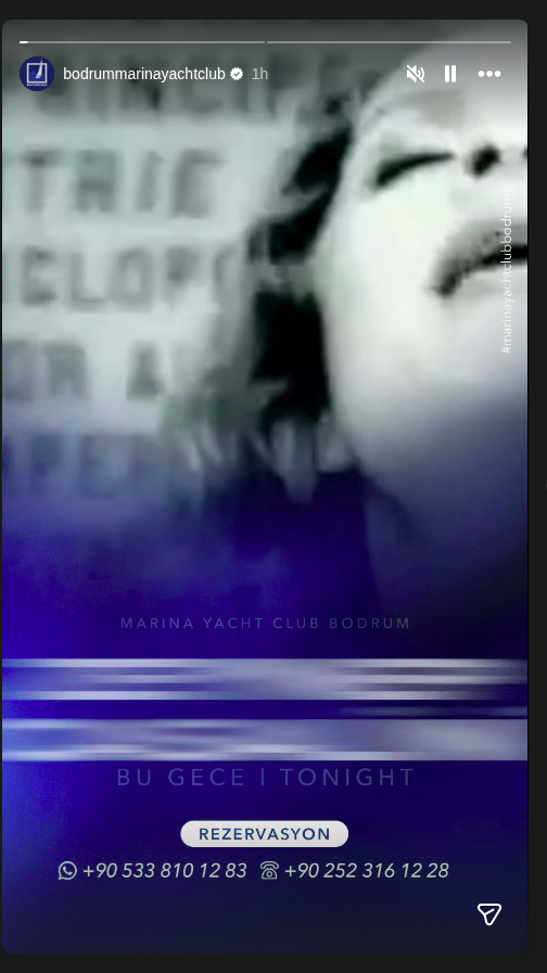 Zeynep Casalini Etkinlik afişi