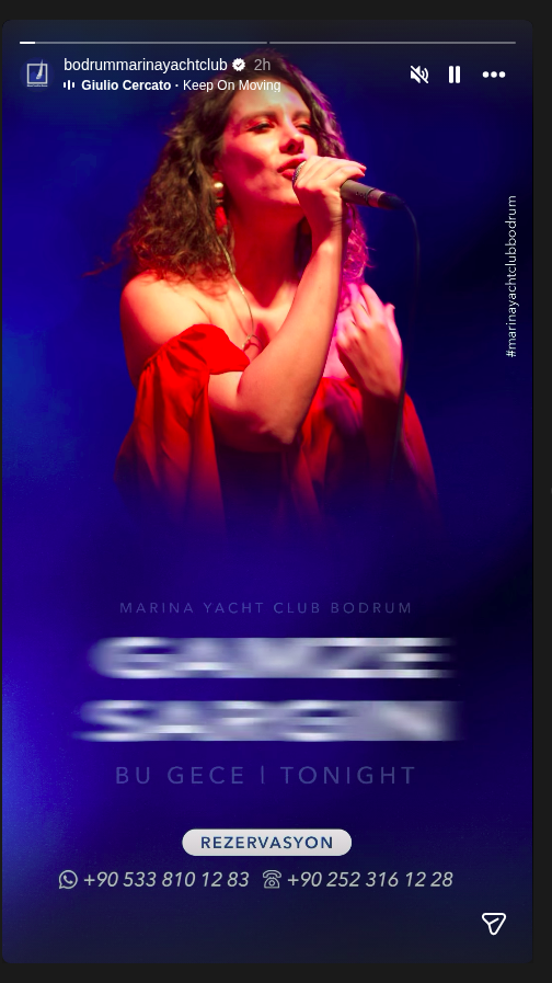 Gamze Sargın Etkinlik afişi