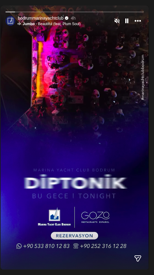 Diptonik Etkinlik afişi