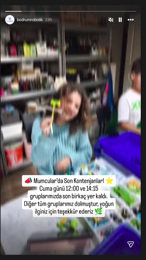 Robotik Atölyesi Etkinlik afişi