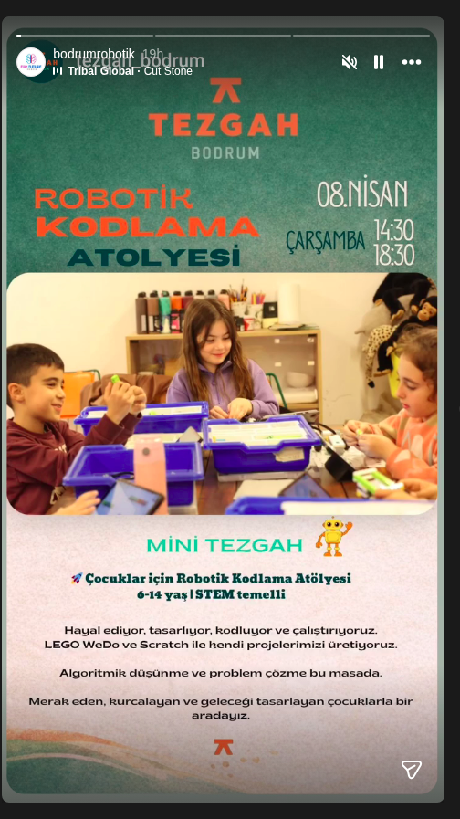 Робототехника и программирование — For Future Bodrum Постер события