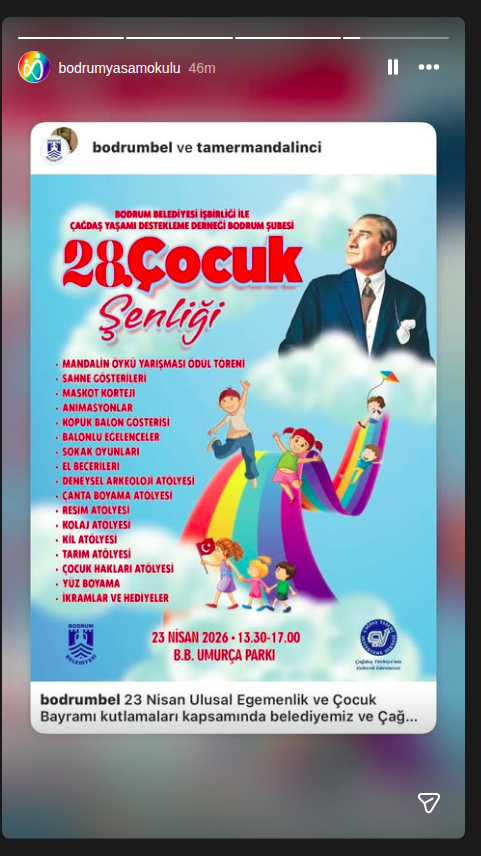 28. Çocuk Şenliği Etkinlik afişi