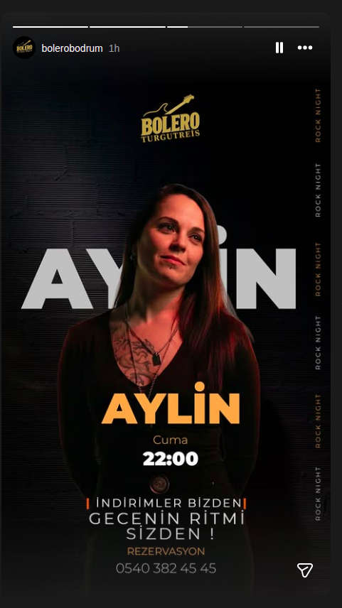 Aylin — Canlı Müzik Etkinlik afişi