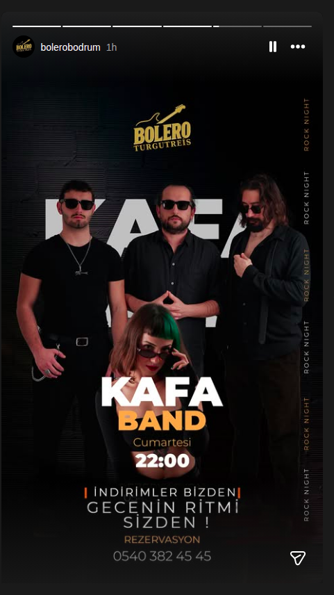 Kafa Band Etkinlik afişi