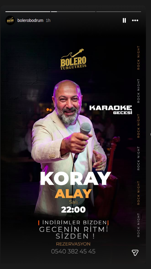 Koray Alay — Karaoke Gecesi Etkinlik afişi