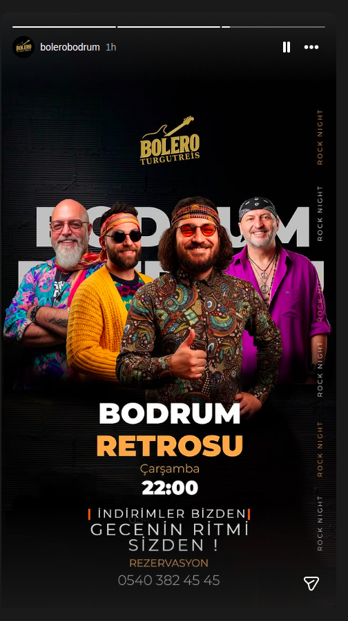 Bodrum Retrosu Etkinlik afişi