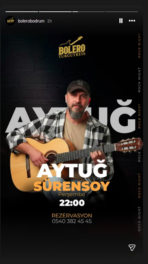 Aytuğ Sürensoy Etkinlik afişi