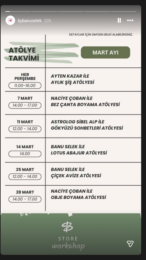 Naciye Çoban - Obje Boyama Atölyesi Etkinlik afişi