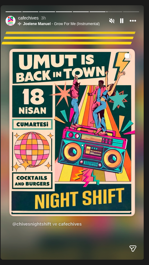 umutsoyyilmaz - Night Shift Etkinlik afişi
