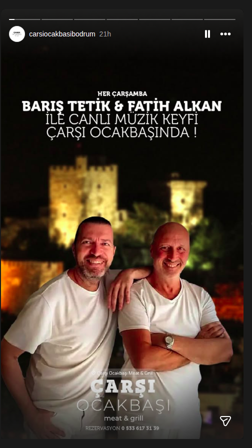 Barış Tetik & Fatih Alkan Etkinlik afişi