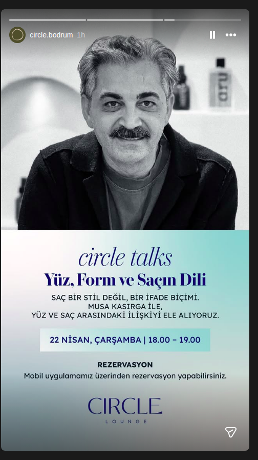 Circle Talks — Yüz, Form ve Saçın Dili Etkinlik afişi