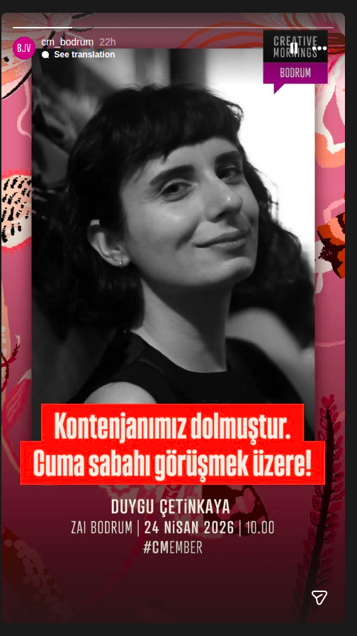 Duygu Çetinkaya Etkinlik afişi