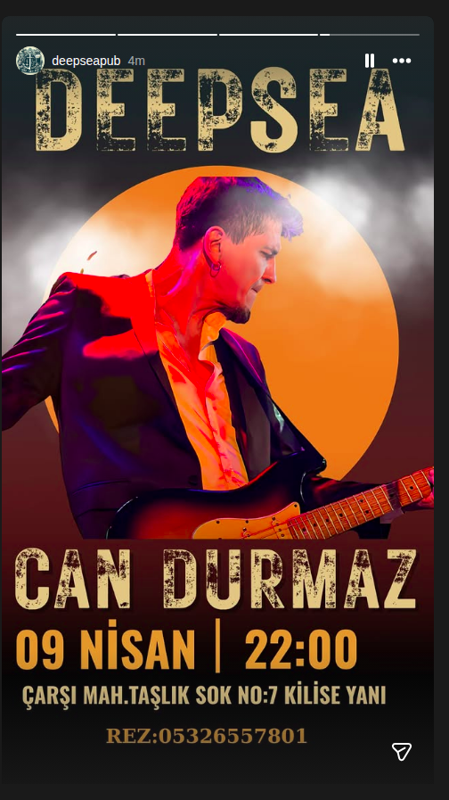 Can Durmaz — Canlı Performans Etkinlik afişi