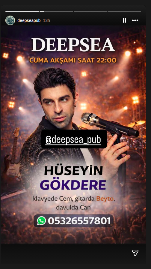 Hüseyin Gökdere Etkinlik afişi