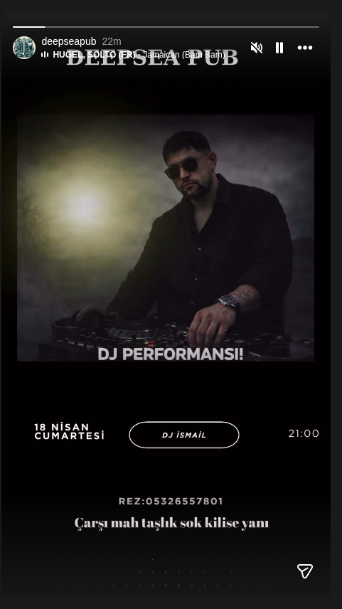 DJ İsmail Etkinlik afişi