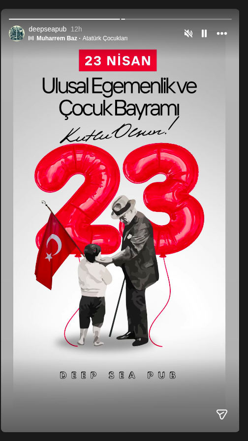 Ulusal Egemenlik ve Çocuk Bayramı Etkinlik afişi