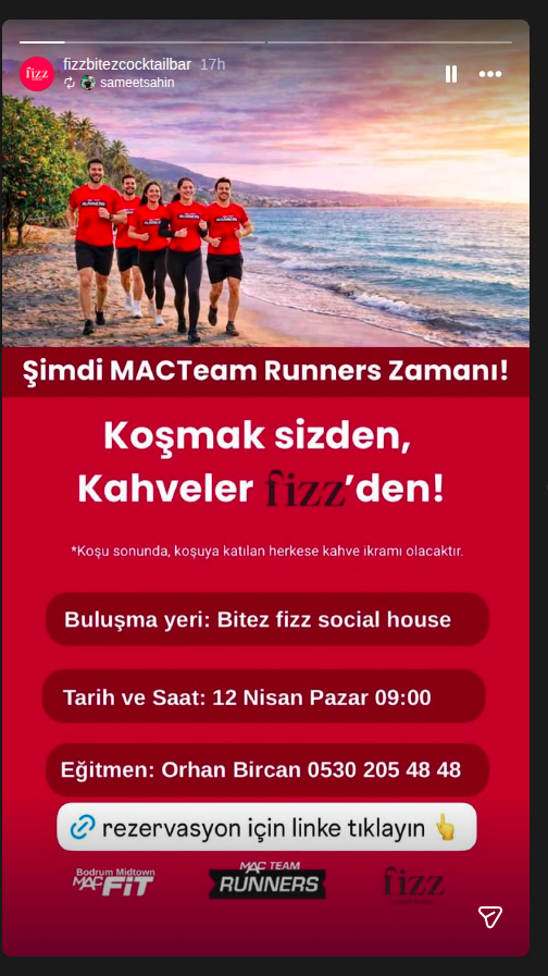 MAC Team Runners Koşusu — Orhan Bircan Etkinlik afişi