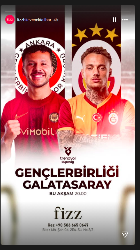 Gençlerbirliği - Galatasaray (Maç Yayını) Etkinlik afişi
