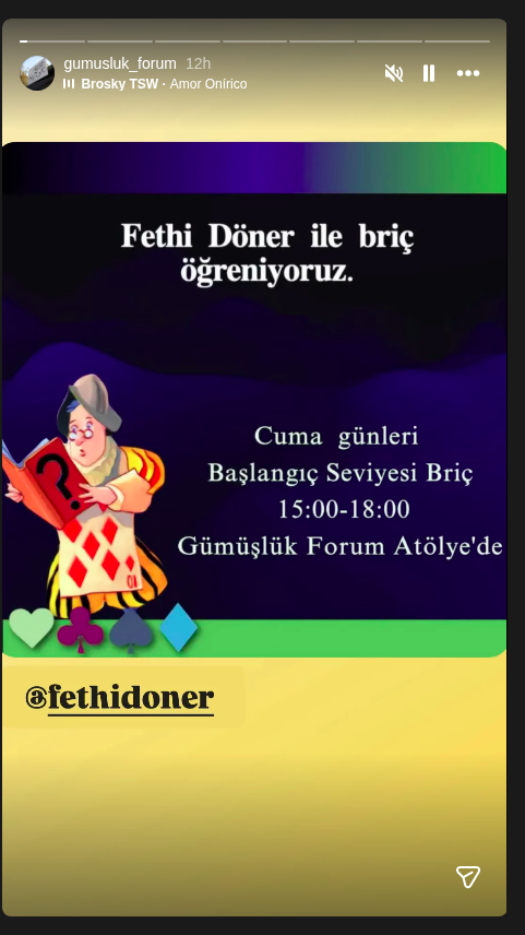 Briç Etkinlik afişi