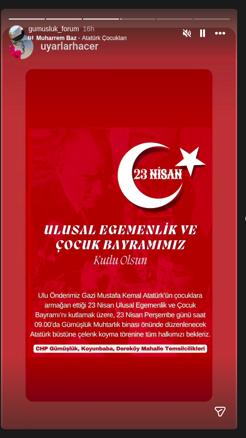 Çelenk Koyma Töreni Etkinlik afişi