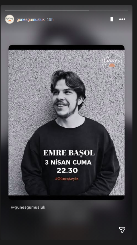 Emre Başol Etkinlik afişi