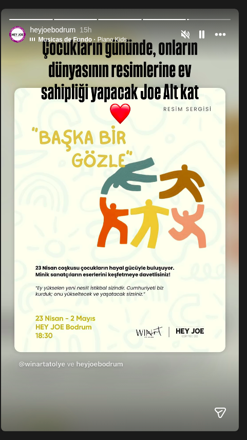 Başka Bir Gözle — Resim Sergisi Etkinlik afişi