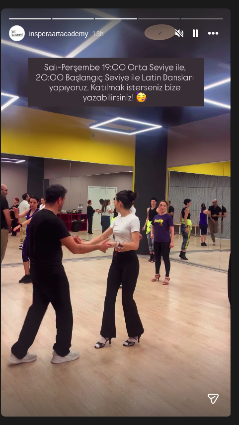 Latin Dansları Başlangıç Seviye Etkinlik afişi