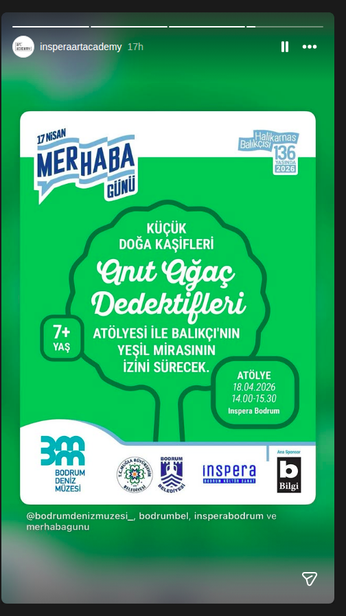 Anıt Ağaç Dedektifleri Atölyesi Etkinlik afişi