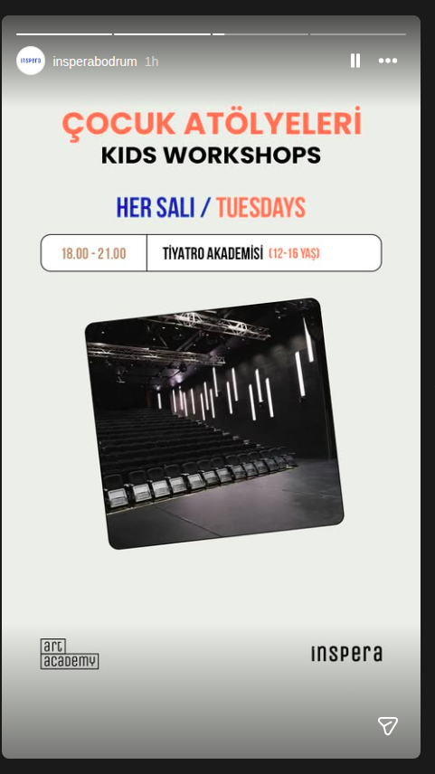 Çocuk Atölyeleri Etkinlik afişi