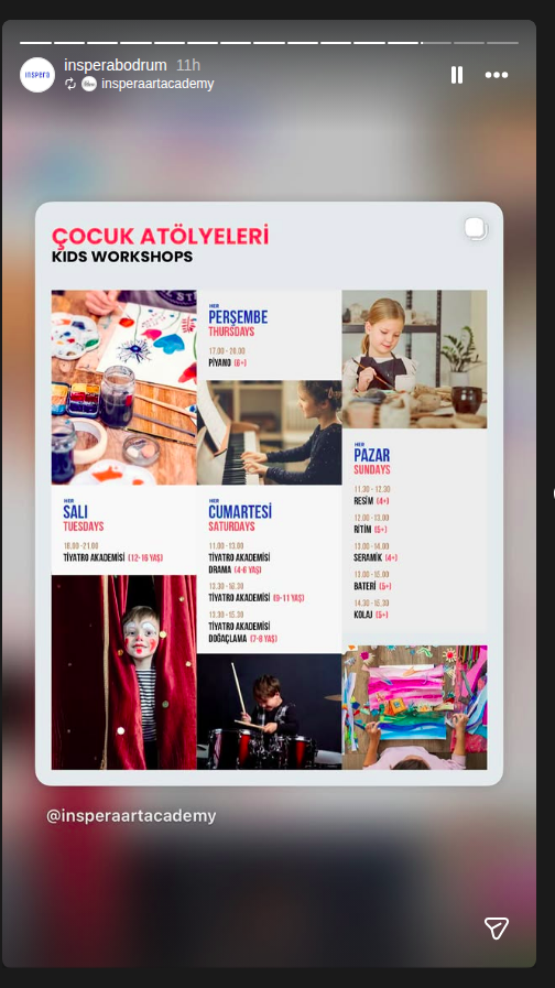 Seramik Atölyesi Etkinlik afişi