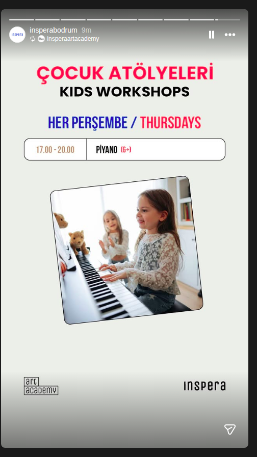 Piyano Atölyesi (6+) Etkinlik afişi