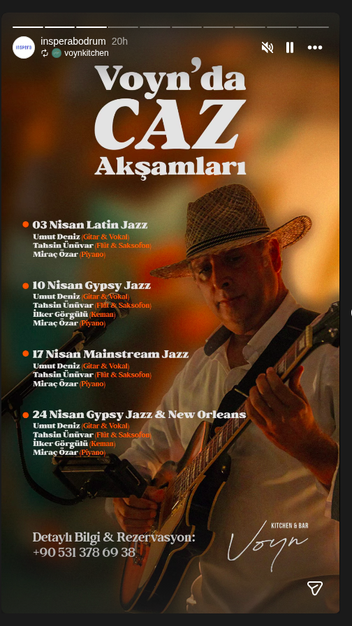 Umut Deniz - Gypsy Jazz Etkinlik afişi