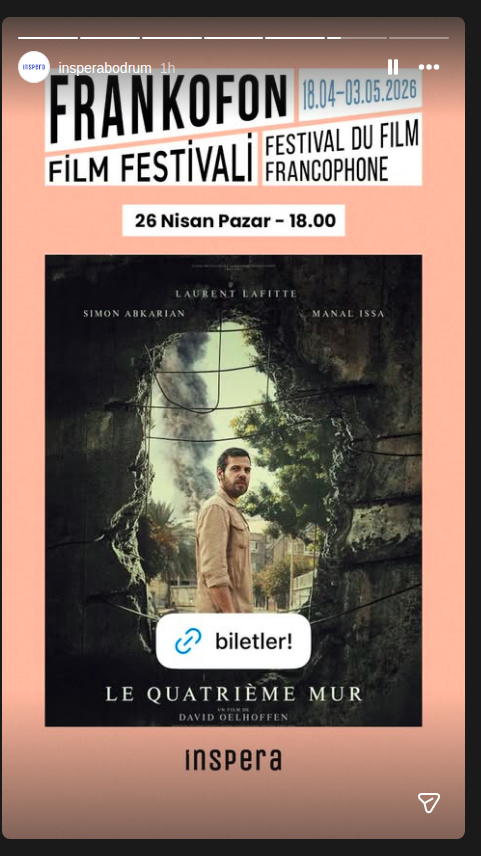 Le Quatrième Mur — Film Gösterimi Etkinlik afişi