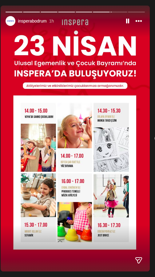 Yüz Boyama — Beyza Şar Işık Etkinlik afişi