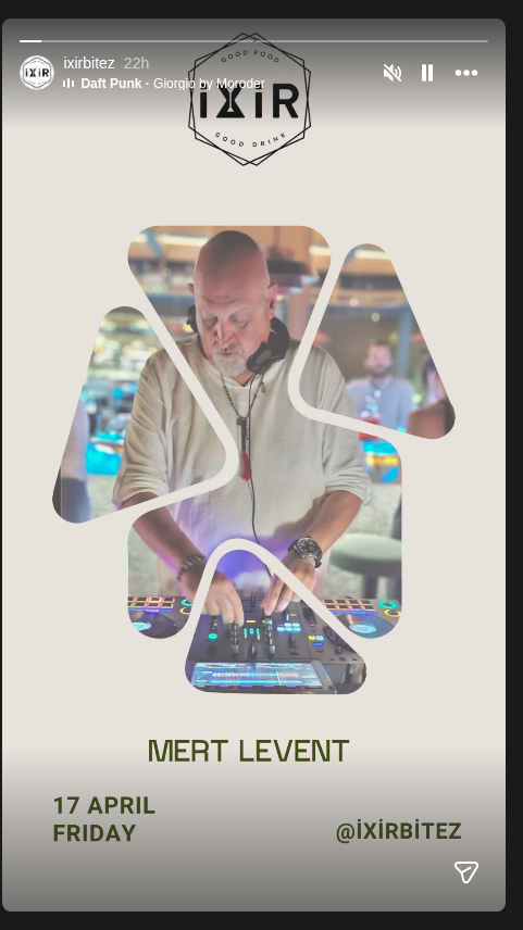 Mert Levent Etkinlik afişi